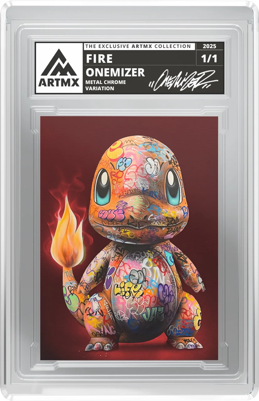 Fire Charmander by Onemizer (Black Label, Printer Proof) - Image 2