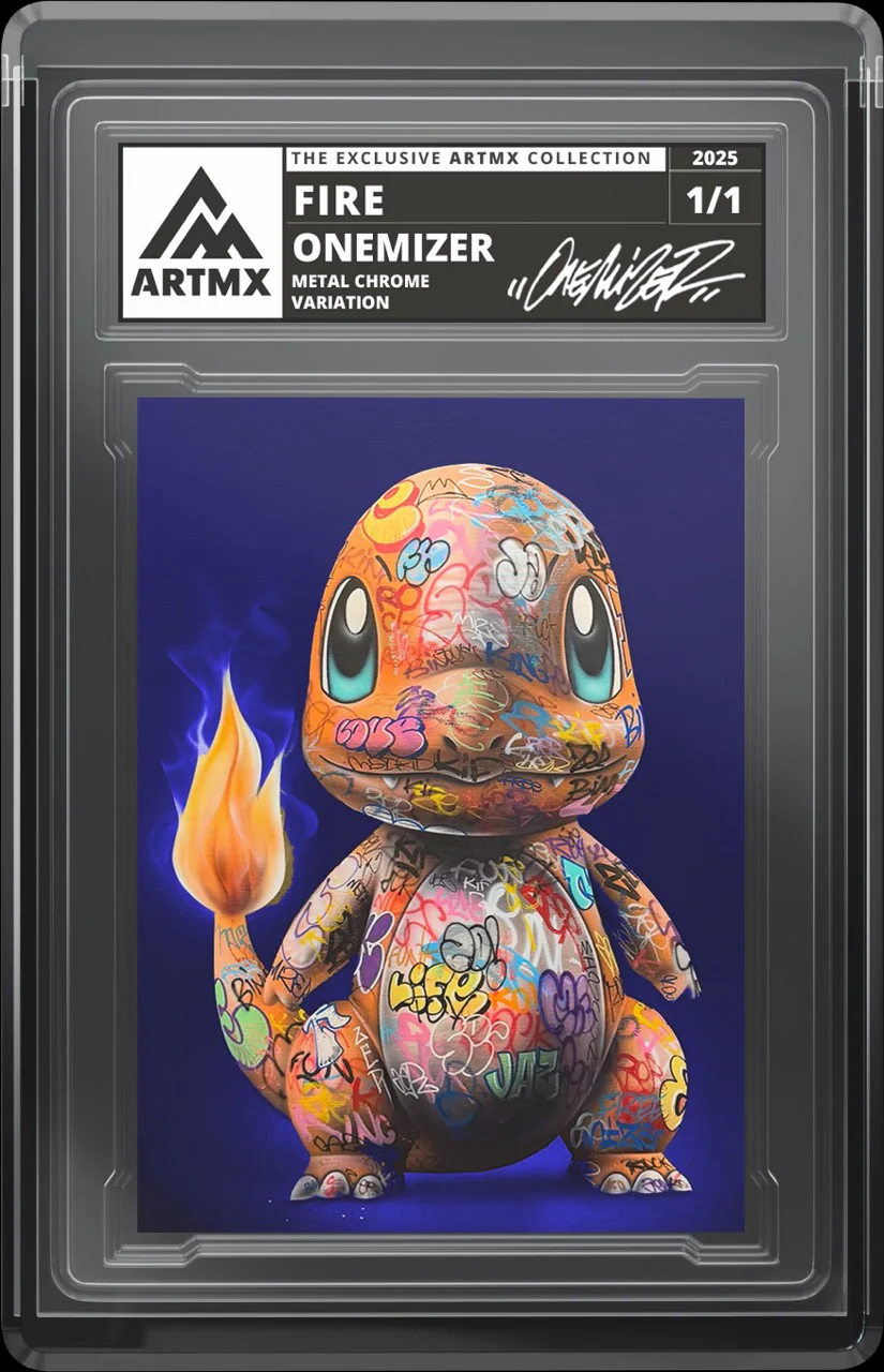 Fire Charmander by Onemizer (Black Label, Printer Proof) - Image 3